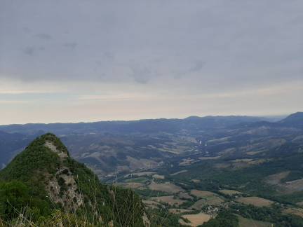 Panorama depuis le sommet de Montovolo