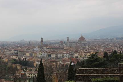 Vue de Florence depuis la Piazzale Michelangelo